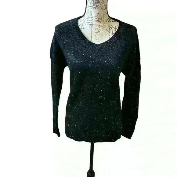 SUBTLE LUXURY Speckled Cashmere Blend Sweater - Picture 5 of 11